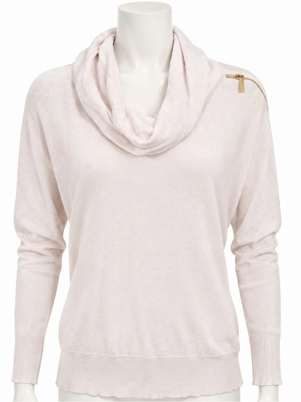 Michael Kors White Medium Cowl Neck Sweater